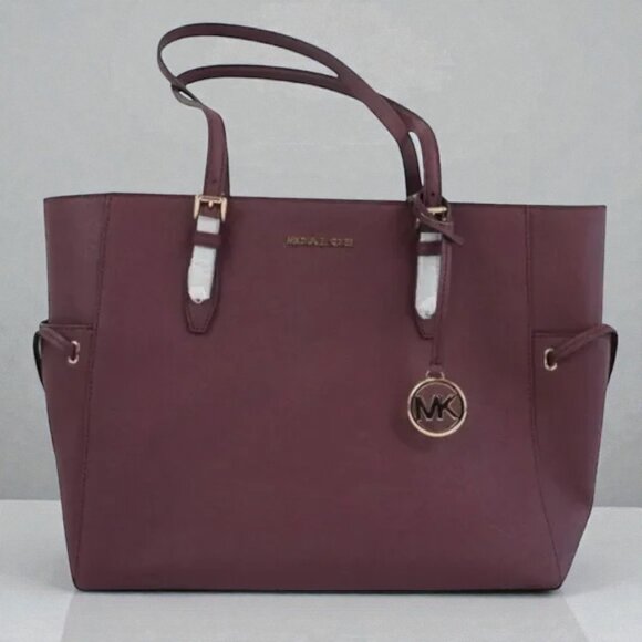 Michael Kors Jet Set X Large Draw String Tote Bag Leather Shoulder  Handbag - Picture 1 of 9